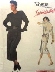 1927 MONTANA STRT TREKKIE LONG ASYMMETRIC DRESS PATTERN LABEL 12